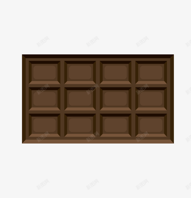 方块形巧克力矢量图eps免抠素材_新图网 https://ixintu.com 巧克力 方块形 食品 矢量图