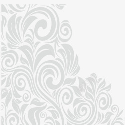 灰色矢量藤蔓灰色藤蔓欧式装饰背景高清图片