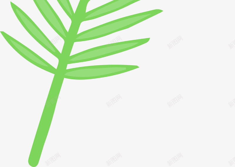 创意绿色植物棕榈叶图png免抠素材_新图网 https://ixintu.com 夏天 异国情调 手绘 树叶 树木 棕榈叶 棕榈树 植物 热带 热带棕榈芭蕉叶 热带植物 环境 绘画 自然