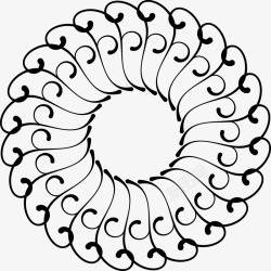 古典花纹图案素材