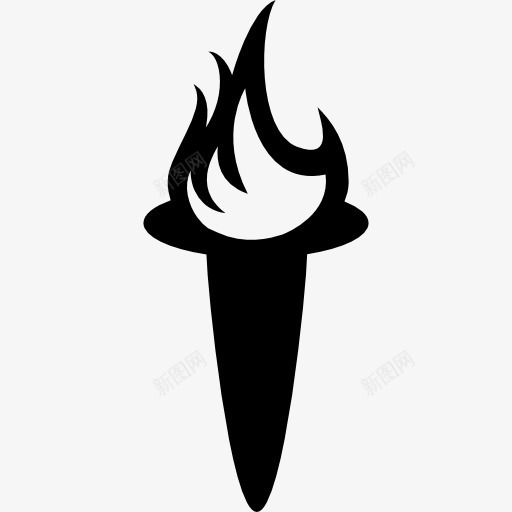 火焰在火炬图标png_新图网 https://ixintu.com 光 工具 工具和器具 火 火把 火炬 火焰 火焰喷射 热