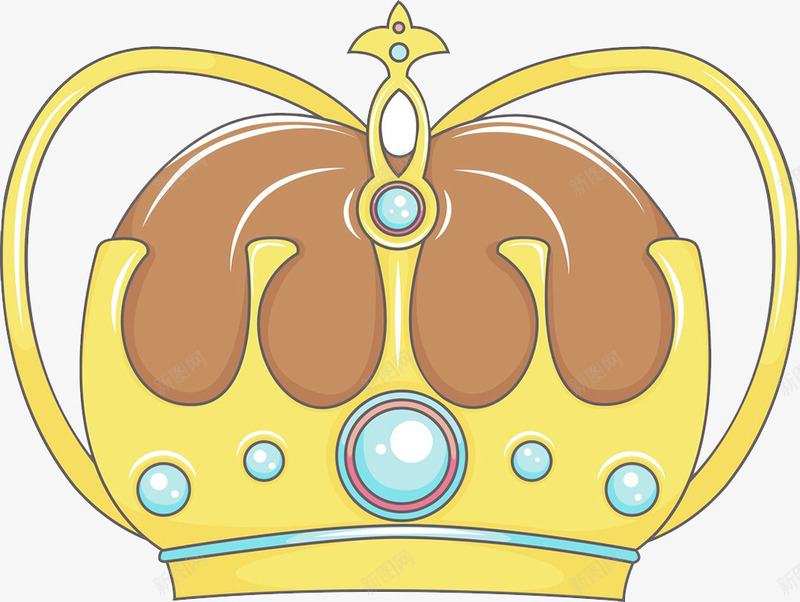 卡通皇冠png免抠素材_新图网 https://ixintu.com 卡通手绘 后冠 国王 女王 欧式王冠 皇冠 钻石 高贵