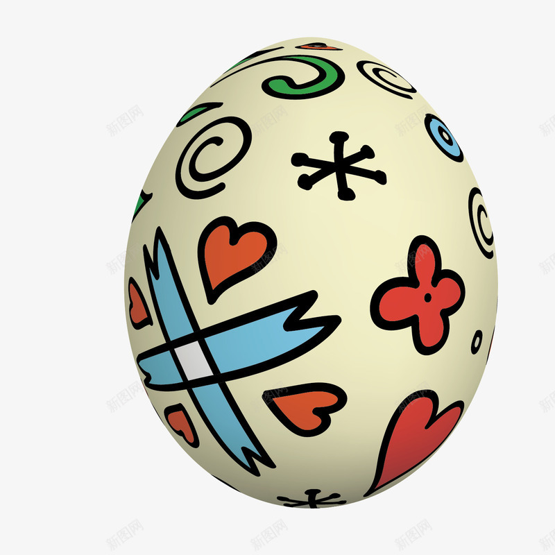 彩色蛋复活节png免抠素材_新图网 https://ixintu.com 创意复活节彩绘鸡蛋 基督教 复活节 复活节蛋 绘画 蛋 装饰 观赏