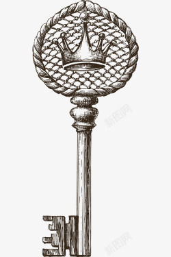 皇冠钥匙素材