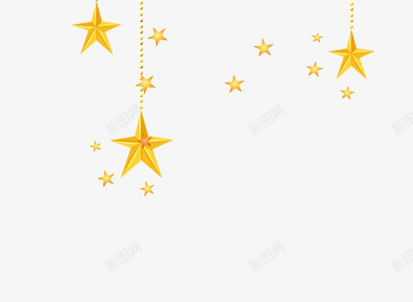 节日星星装饰psd免抠素材_新图网 https://ixintu.com 创意 可爱 庆祝 星星 星星装饰 派对装饰 节日装饰 菱形星星