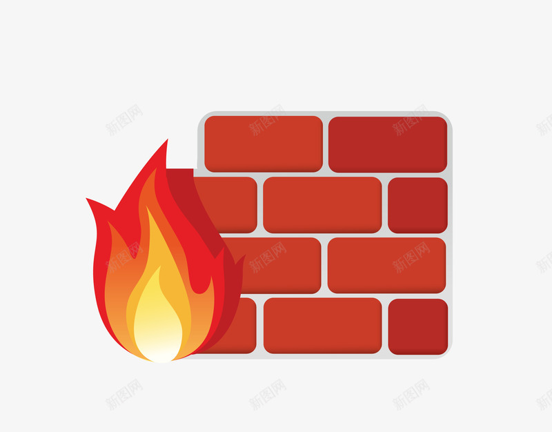 红色火焰与墙体png免抠素材_新图网 https://ixintu.com 墙体 火焰 矢量火焰与墙体 红色火焰与墙体