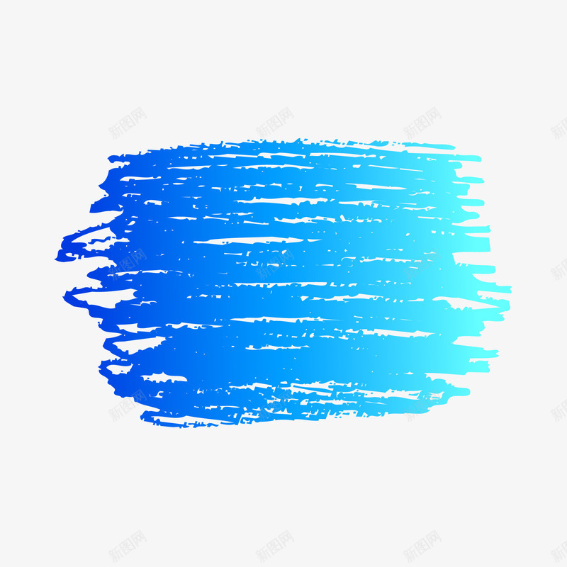 蓝色笔刷矢量图ai免抠素材_新图网 https://ixintu.com 墨印 矢量笔刷 蓝色笔刷 矢量图