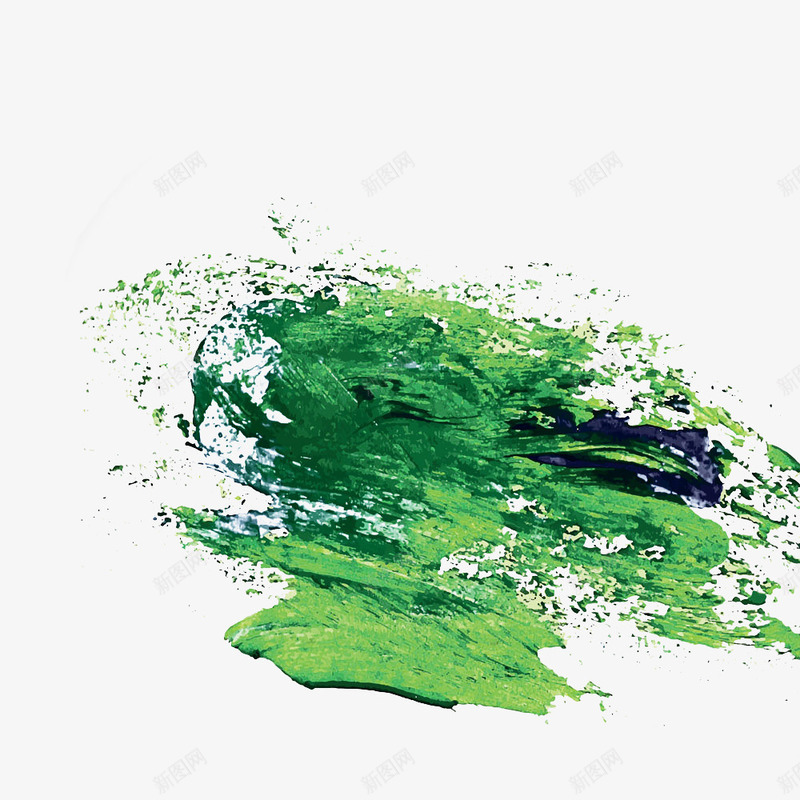 绿色喷绘状图形png免抠素材_新图网 https://ixintu.com 彩绘喷洒 无规则 绿色 色彩