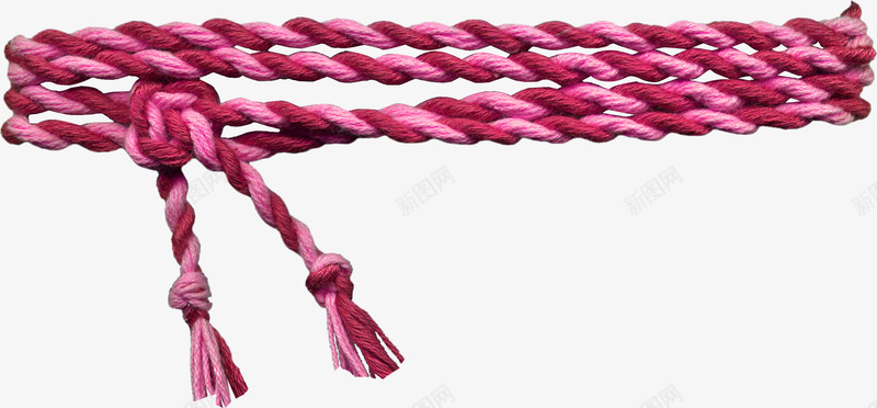 红色彩绳子png免抠素材_新图网 https://ixintu.com 尼龙绳 红色 绳子 装饰物