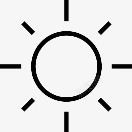 天气太阳Lineaoutlineicons图标图标
