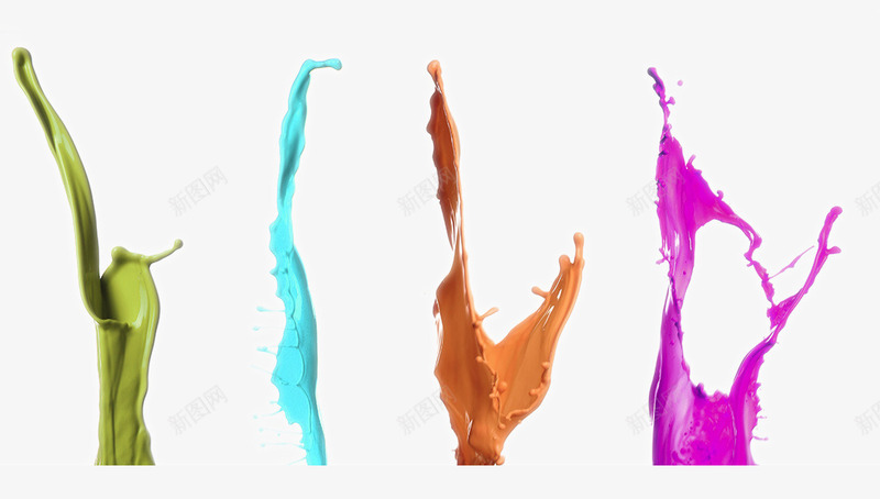 不同色彩的油漆泼洒png免抠素材_新图网 https://ixintu.com 不同 图片 油漆 泼洒 色彩