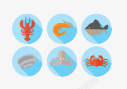螃蟹logo海洋动物图标高清图片