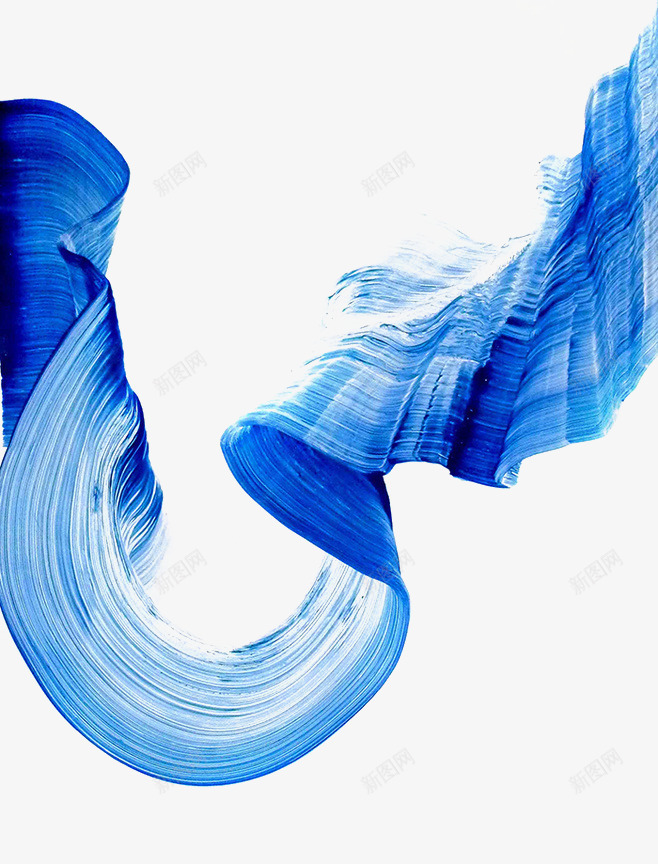 油漆笔刷png免抠素材_新图网 https://ixintu.com 刷子 漆料 笔刷 纹理 蓝色