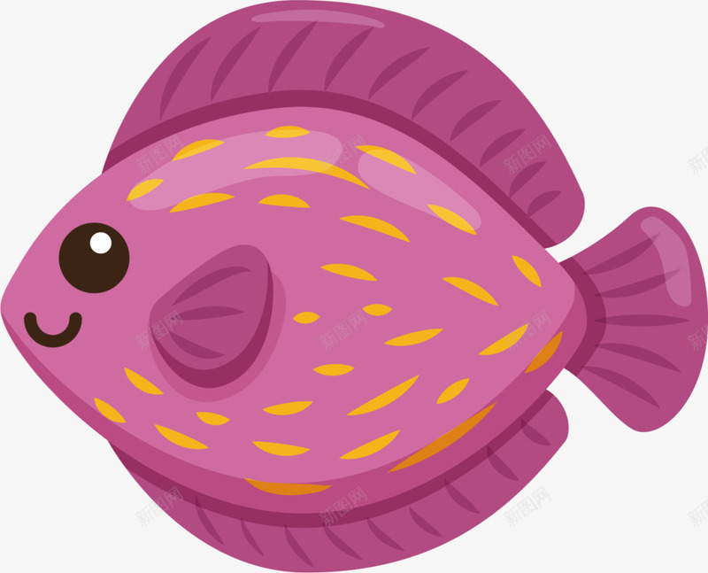 海洋生物紫色斑点鱼png免抠素材_新图网 https://ixintu.com 橙色斑点 海水鱼 海洋生物 深海鱼 紫色小鱼 紫色斑点鱼