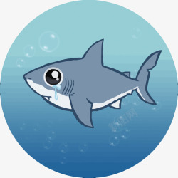 鲨鱼免费png下载哭泣的小鲨鱼矢量图高清图片