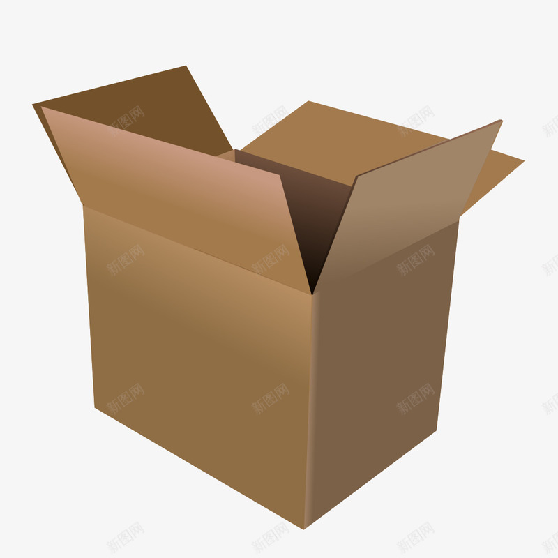 盒子包装png免抠素材_新图网 https://ixintu.com 包装结构 彩带 彩装 方案 牛皮纸 结构 色彩 黄色