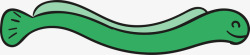 绿色鳗鱼世界海洋日绿色鳗鱼高清图片