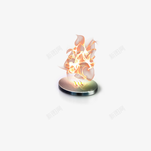 软装家具片png免抠素材_新图网 https://ixintu.com 创意灯具 摆设 火焰 粉色