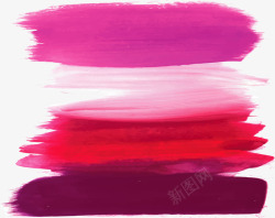 横纹笔刷粉紫色水彩横纹笔刷矢量图高清图片
