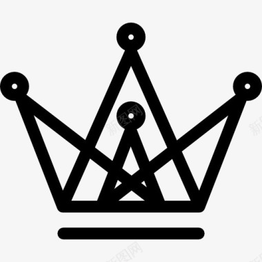 皇冠十字线和小圈子在点图标图标