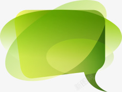 浮动对话框创意梦幻色彩对话框生机绿高清图片