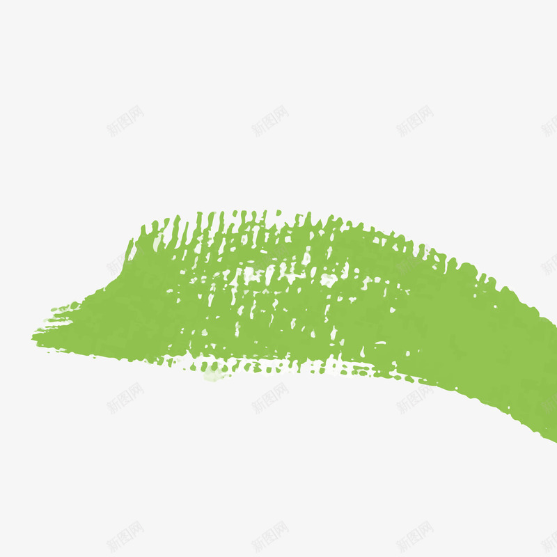 绿色水墨笔刷png免抠素材_新图网 https://ixintu.com 商务 水墨 渐变 笔刷 纹理 绿色 质感