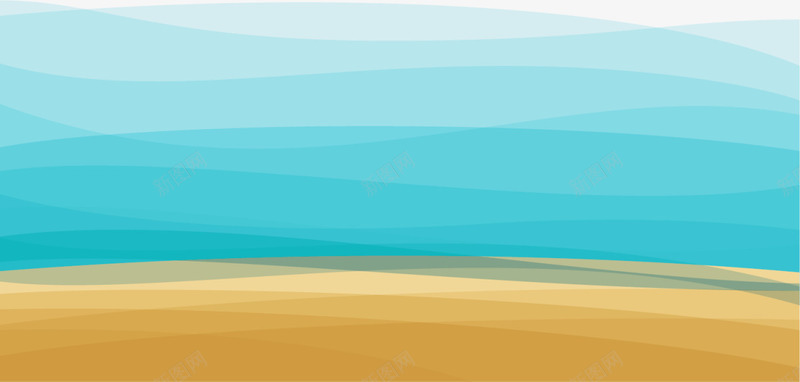 蓝色清新梦幻海洋沙滩png免抠素材_新图网 https://ixintu.com 6月8号 世界海洋日 大海 梦幻海洋 沙滩 海水 自然
