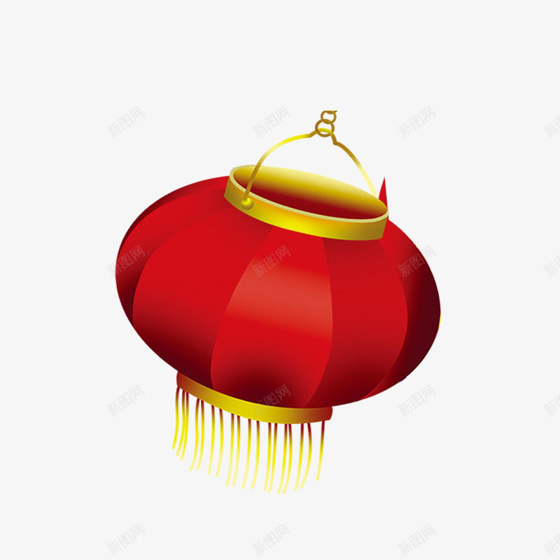 红色灯笼庆祝新年png免抠素材_新图网 https://ixintu.com 光泽 商务 庆祝 新年 灯笼 红色 纹理 装饰 质感