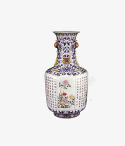 花瓶印花景德镇瓷器高清图片