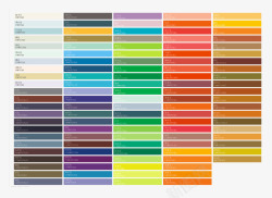 色阶各种颜色色谱图高清图片