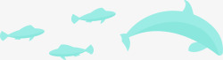 跳起来的海豚世界海洋日跳起来的鱼高清图片