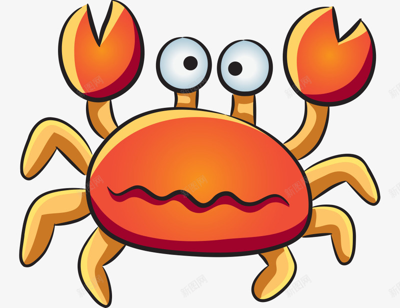 海洋元素18png免抠素材_新图网 https://ixintu.com 海洋元素 海洋生物 螃蟹