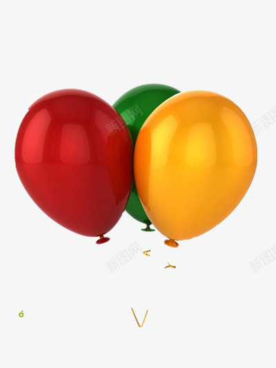 漂浮色彩气球png免抠素材_新图网 https://ixintu.com 彩色气球 气球 球 装饰品