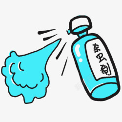 杀虫剂瓶子手绘杀虫剂高清图片