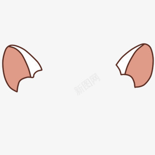 手绘耳朵png免抠素材_新图网 https://ixintu.com 手绘 手绘画 矢量装饰 耳朵 装饰
