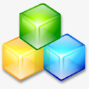 filesystem文件系统块设备方块图标高清图片