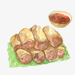 红薯手绘画片素材