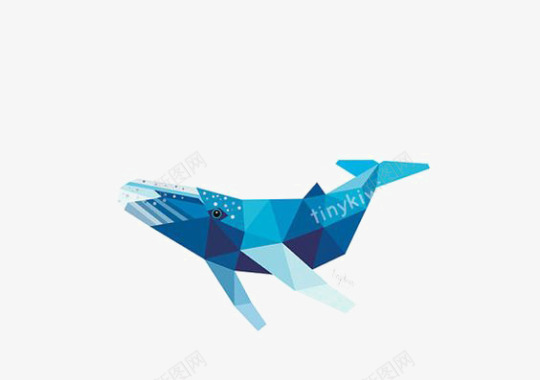 蓝色鲸鱼图标图标