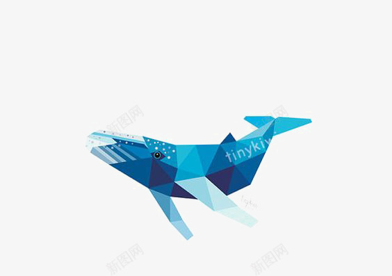 蓝色鲸鱼图标png_新图网 https://ixintu.com 创意鲸鱼 卡通鲸鱼 海洋 鲸鱼图标