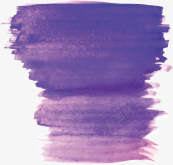 紫色水彩涂鸦笔刷矢量图素材