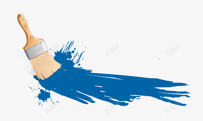 彩色油漆颜料png免抠素材_新图网 https://ixintu.com 刷漆 墨点 墨痕 彩色 油漆 油漆刷 漆 笔 粉刷