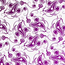 紫色复古花纹背景图片花纹底纹矢量图高清图片