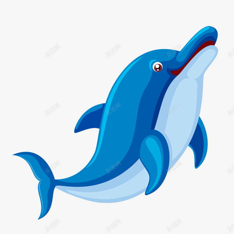 世界海洋蓝色海豚矢量图eps免抠素材_新图网 https://ixintu.com 世界海洋日 免扣PNG 创意 扁平 时尚 海豚 蓝色 矢量图