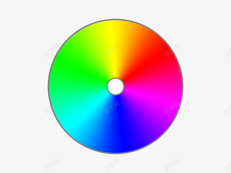 色彩渐变png免抠素材_新图网 https://ixintu.com CD 光盘 圆形渐变 色彩渐变