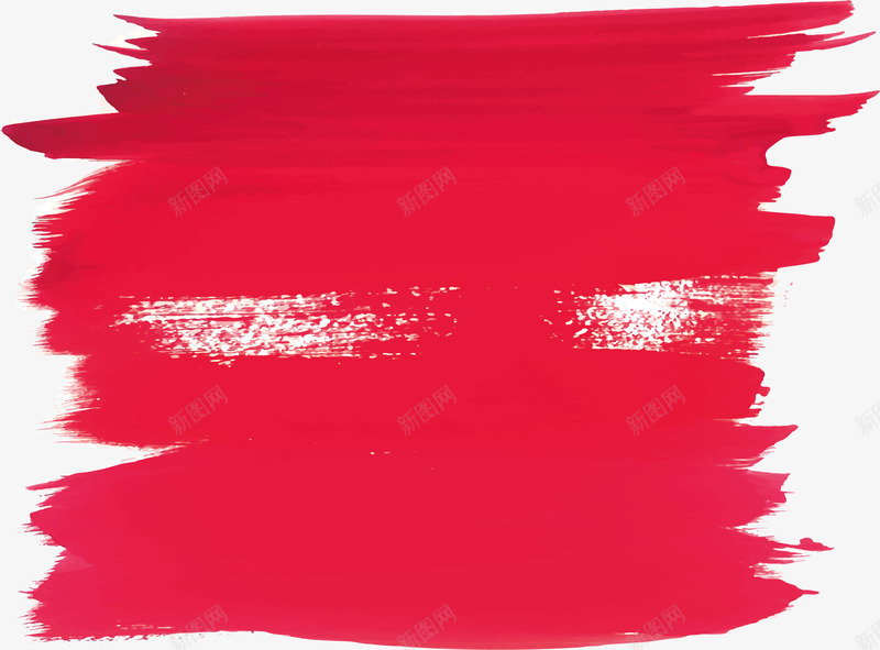 红色水彩涂鸦笔刷png免抠素材_新图网 https://ixintu.com 水彩笔刷 涂鸦笔刷 矢量png 笔刷 红色水彩 红色笔刷
