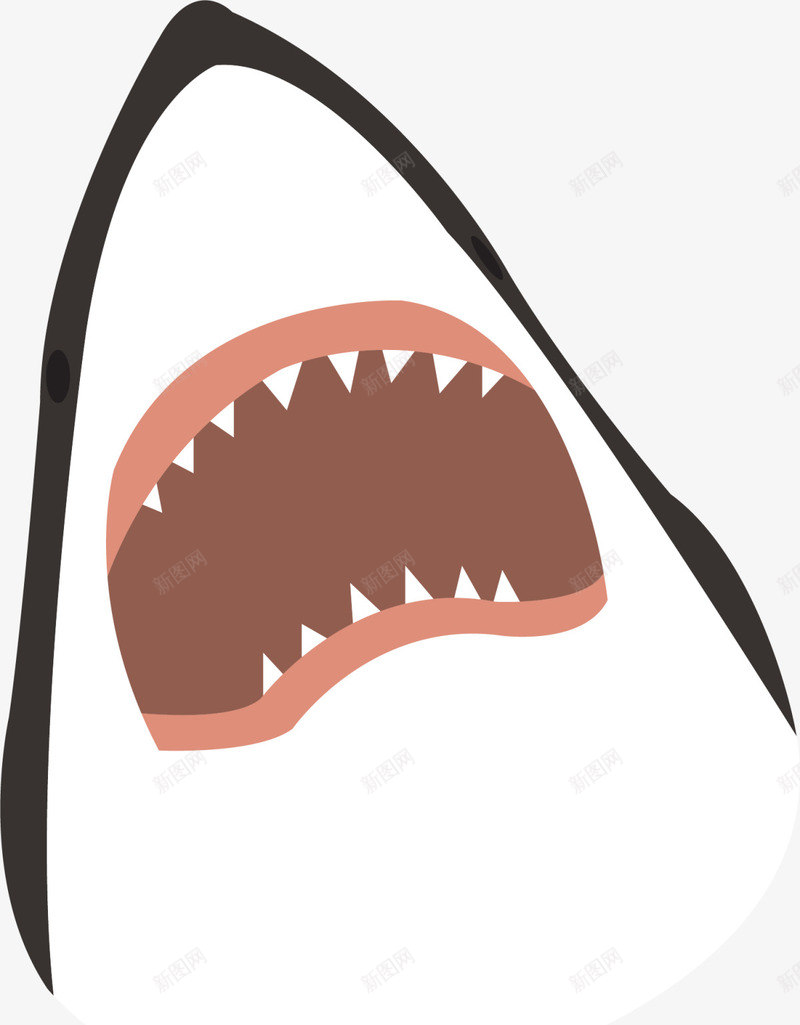 卡通凶猛深海鲨鱼png免抠素材_新图网 https://ixintu.com 6月8号 世界海洋日 卡通鲨鱼 大海 深海闪耀 自然