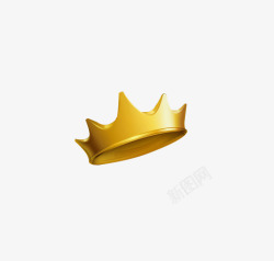 金色皇冠图案元素素材