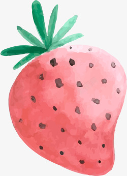 夏天水果手绘草莓素材
