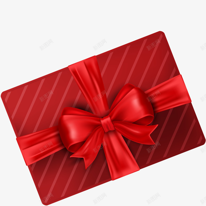 装饰红色礼物盒矢量图ai免抠素材_新图网 https://ixintu.com 庆祝 礼物 礼盒 装饰图案 装饰礼物盒 矢量图