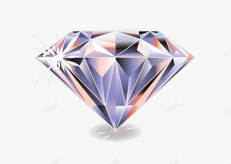 发光钻石png免抠素材_新图网 https://ixintu.com 光芒 发光 彩色 色彩块 钻石 钻石光芒
